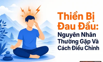 Người thiền bị đau đầu với cách điều chỉnh và nguyên nhân thường gặp.
