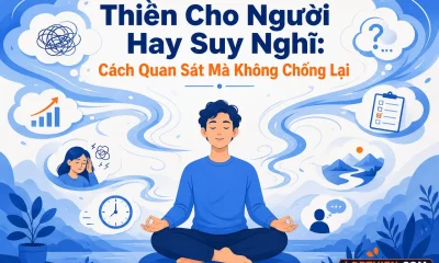 thiền cho người hay suy nghĩ cách quan sát mà không chống lại