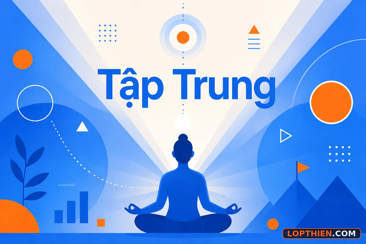 Thiền cải thiện khả năng tập trung tinh thần.