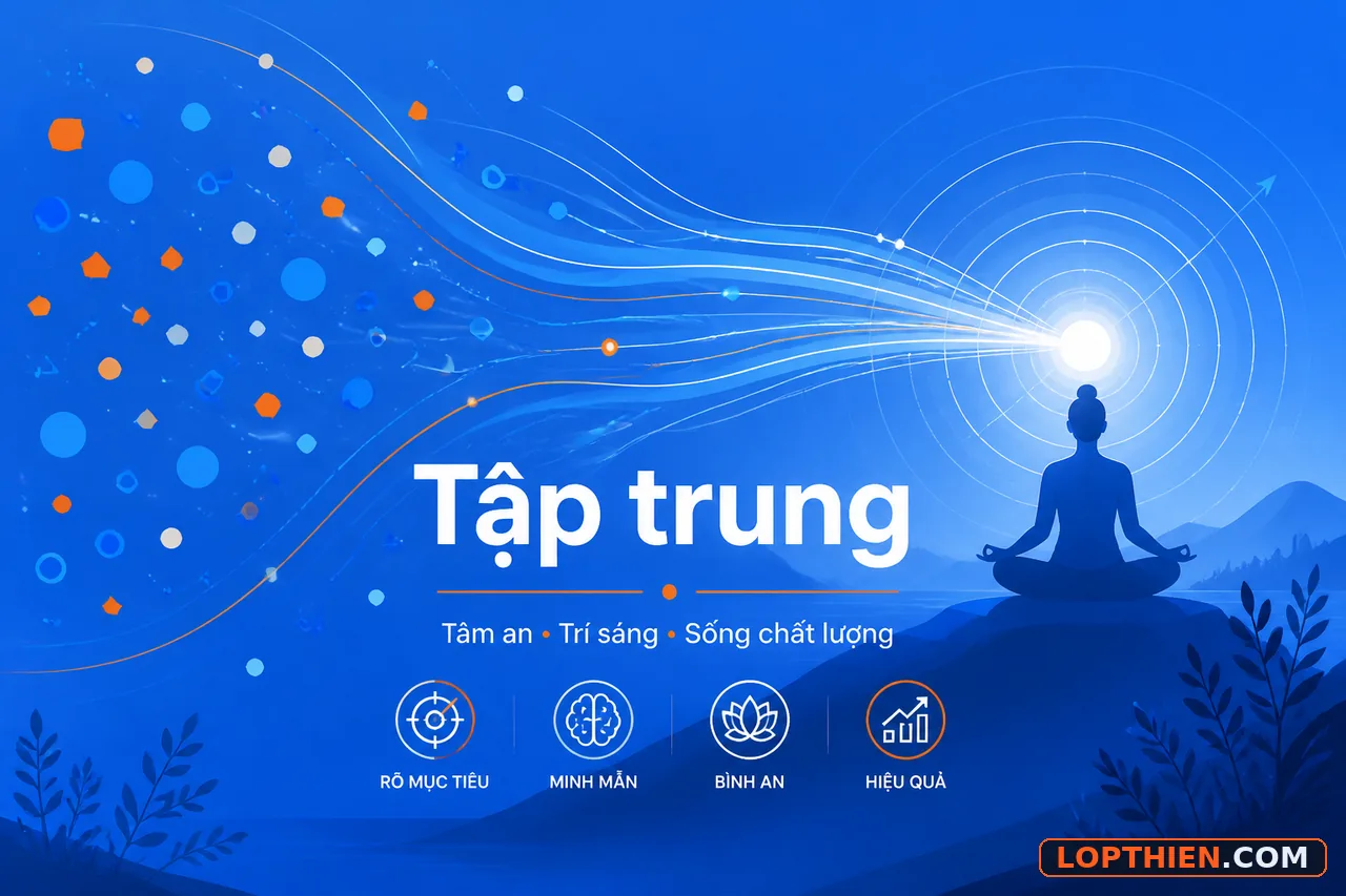 Thiền tăng cường khả năng tập trung và chú ý