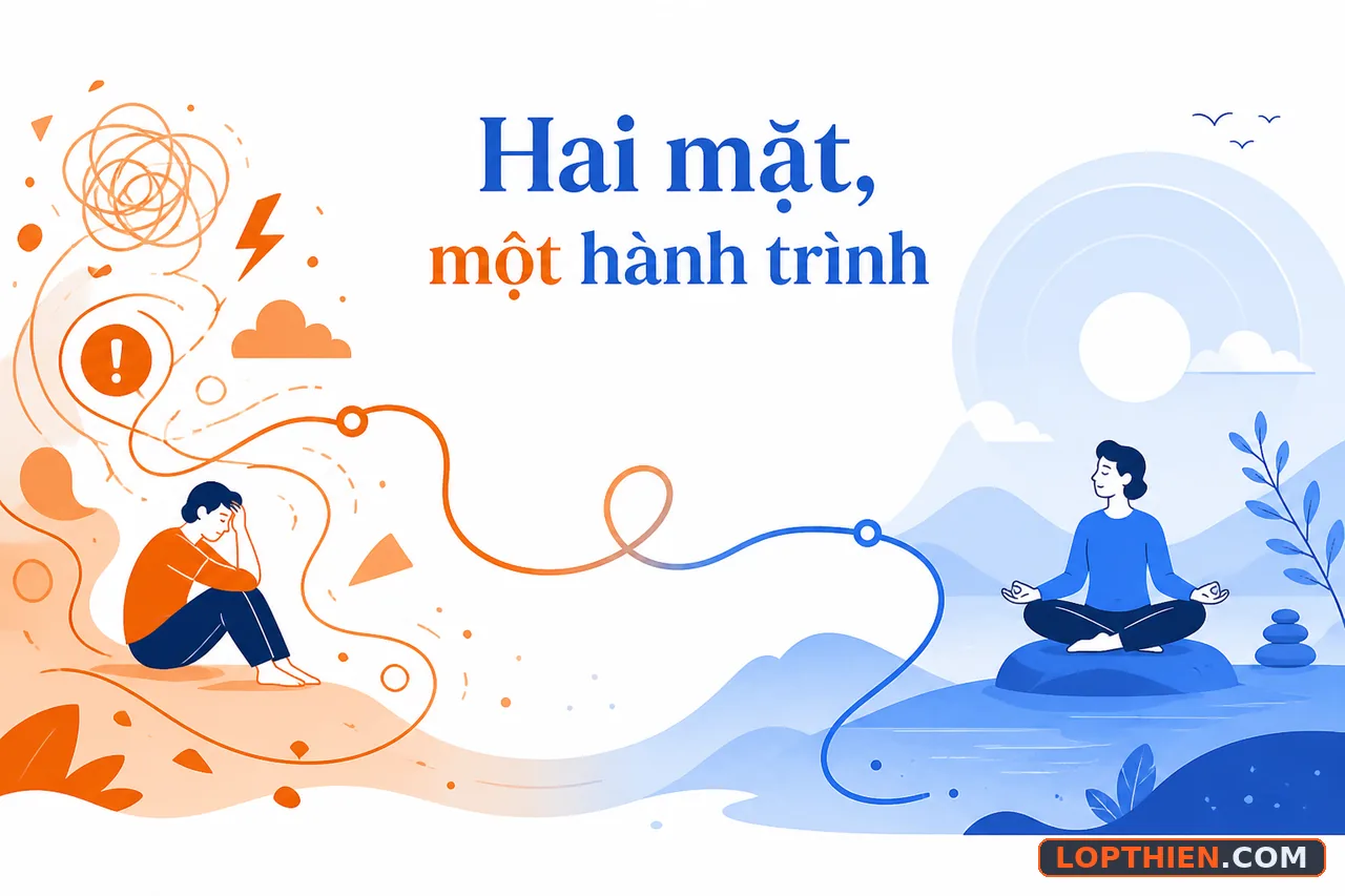 Hành trình thiền từ giảm stress đến hạnh phúc sâu hơn