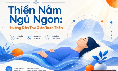Thiền nằm ngủ ngon - hướng dẫn thư giãn toàn thân để ngủ tốt