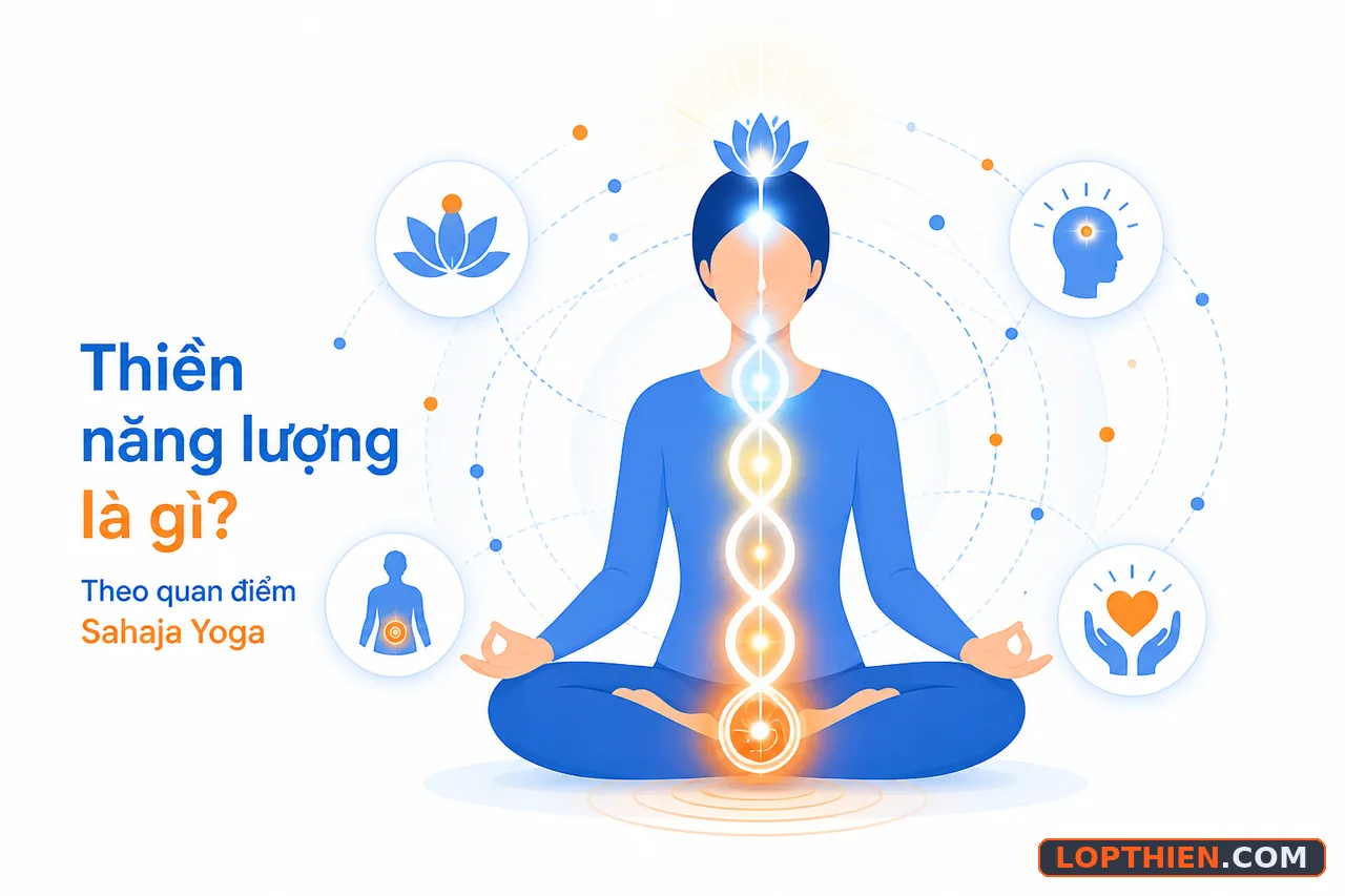 Thiền năng lượng theo quan điểm Sahaja Yoga và quá trình thức tỉnh Kundalini