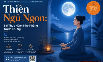 Thiền ngủ ngon - bài thực hành thiền ngủ nhẹ nhàng