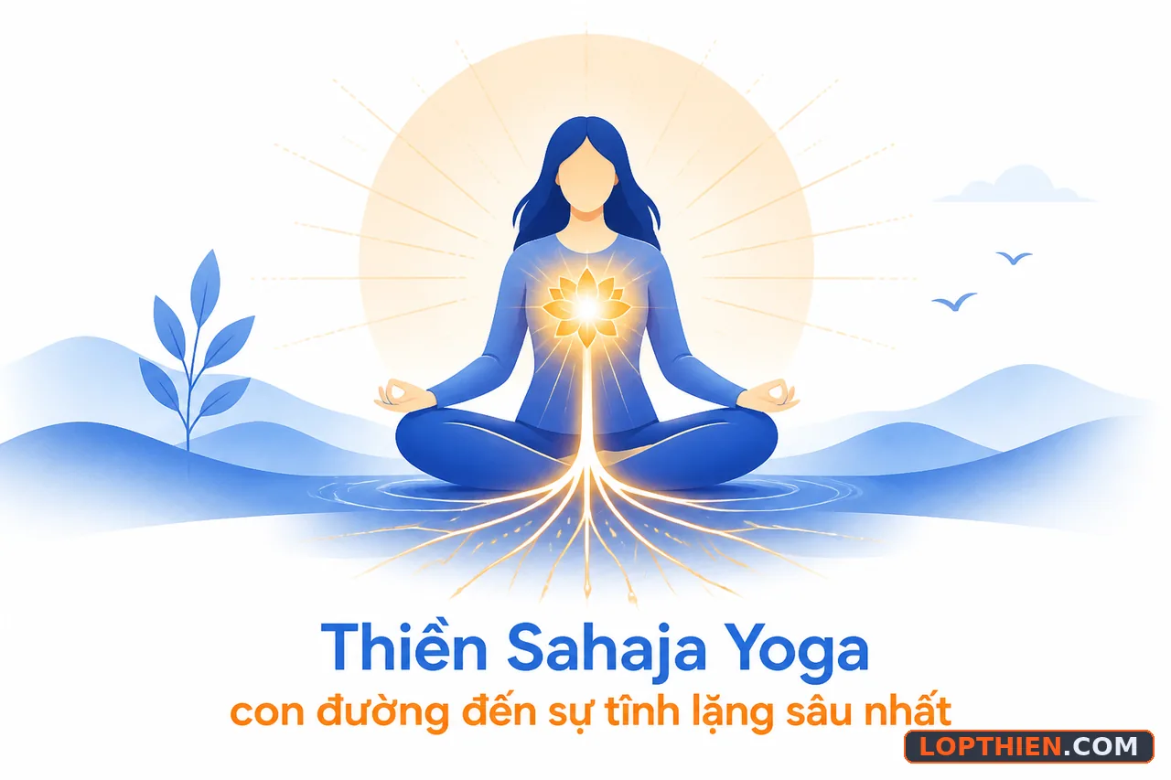 Thiền Sahaja Yoga kết nối sâu sắc với bình an nội tại bền vững.