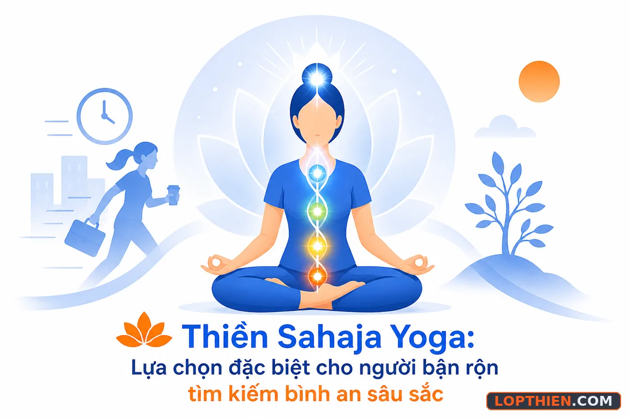 thiền Sahaja Yoga mang lại bình an sâu sắc cho người bận rộn