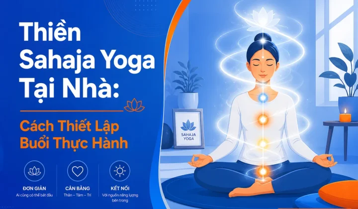 Thiền Sahaja Yoga Tại Nhà: hướng dẫn bắt đầu buổi thực hành thiền tại nhà bình yên