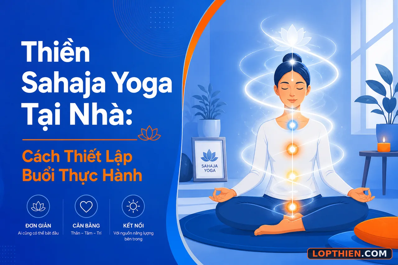 Thiền Sahaja Yoga Tại Nhà: hướng dẫn bắt đầu buổi thực hành thiền tại nhà bình yên