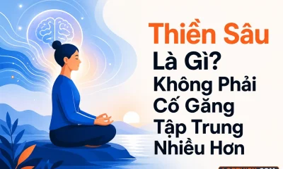 Thiền sâu là trạng thái tâm trí yên tĩnh, sảng khoái và thư giãn sâu.