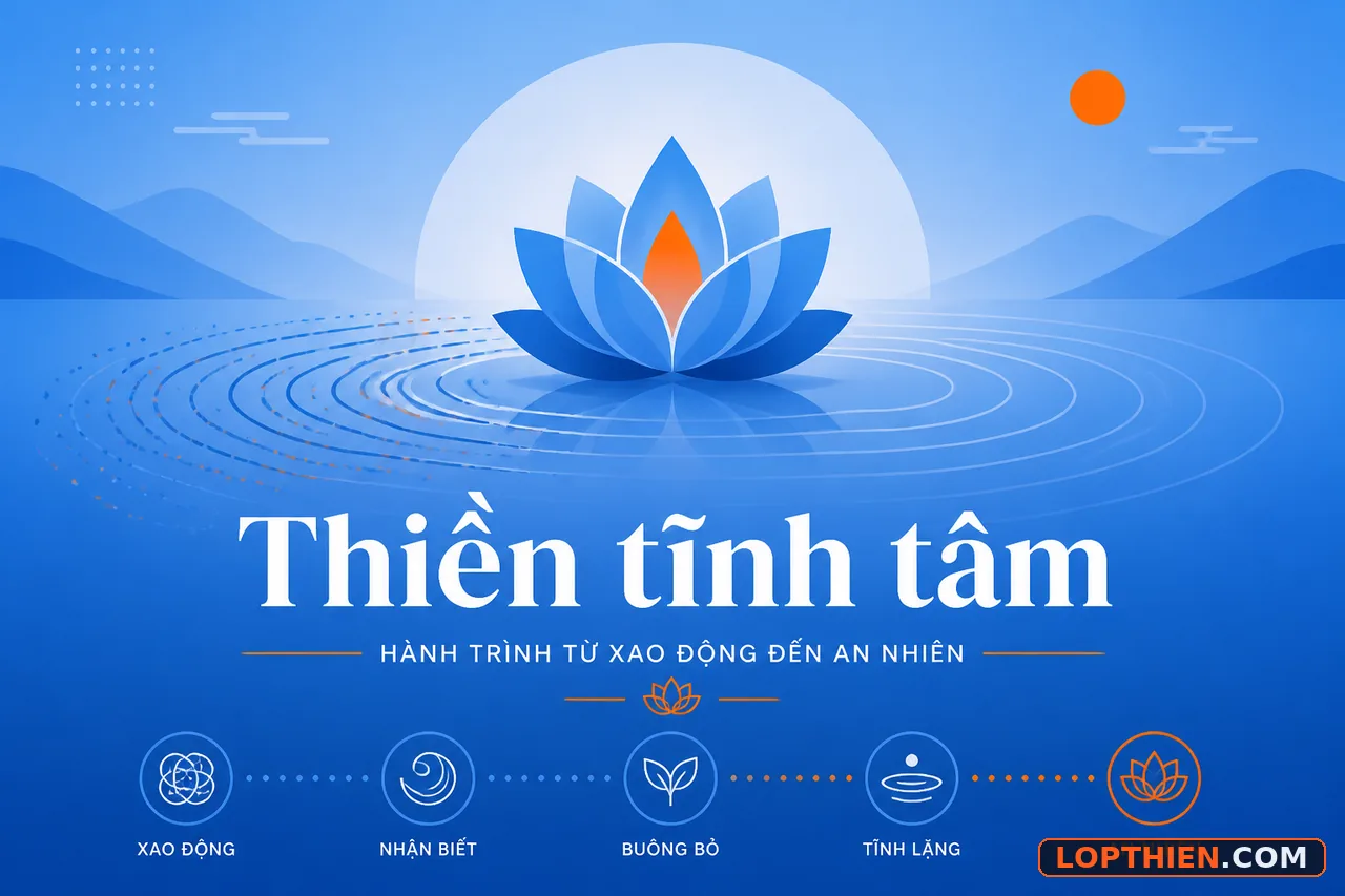 "Hành trình thiền tĩnh tâm dẫn đến bình an nội tại"