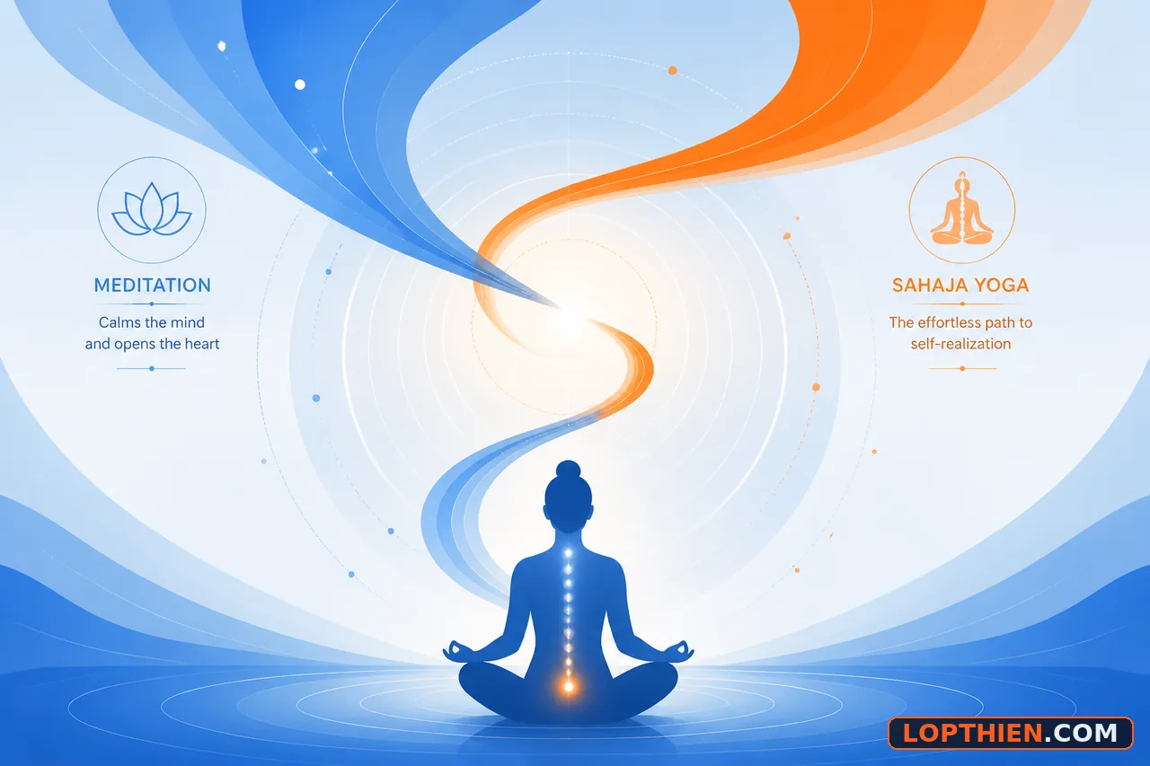 Thiền tĩnh tâm và Sahaja Yoga: hai con đường vào nội tâm sâu hơn