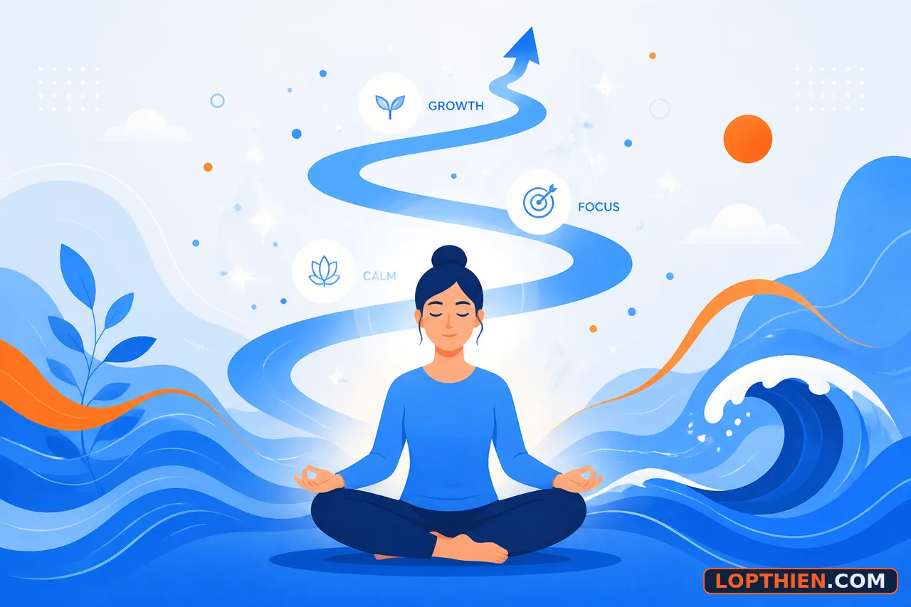 Thiền có dẫn giảm lo âu, cải thiện giấc ngủ và khả năng tập trung